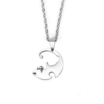  Cat Couple Necklace