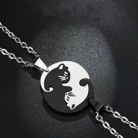  Cat Couple Necklace